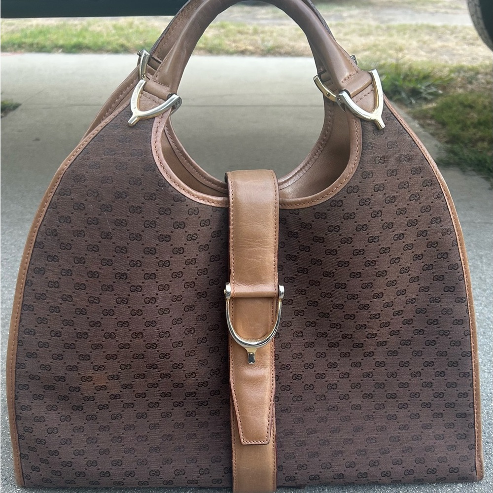 Elegant Brown Designer Handbag
